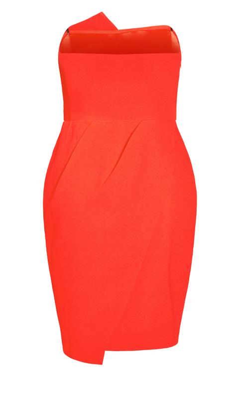 Evans Orange Enchant Dress 6