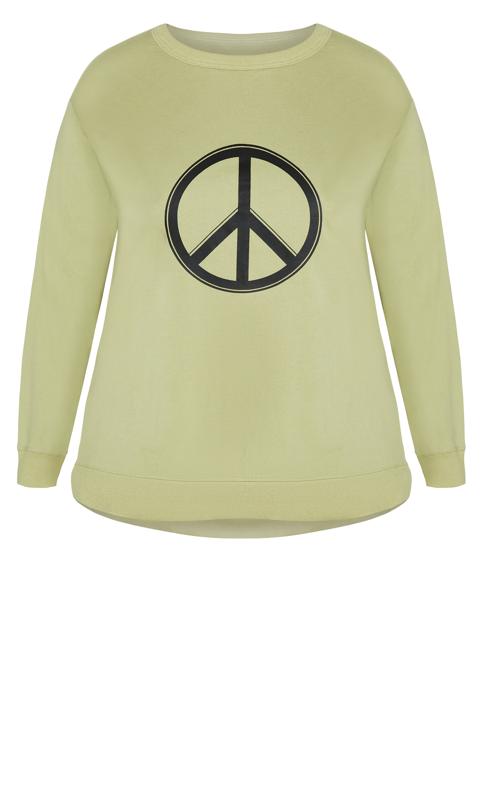 Evans Green Peace Out Sweat Top 10