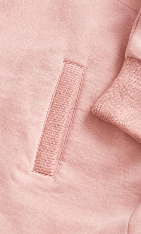Evans Pink Fleece Hood Fashion Coat 10