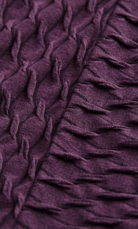 Evans Purple Textured Tunic Top 8