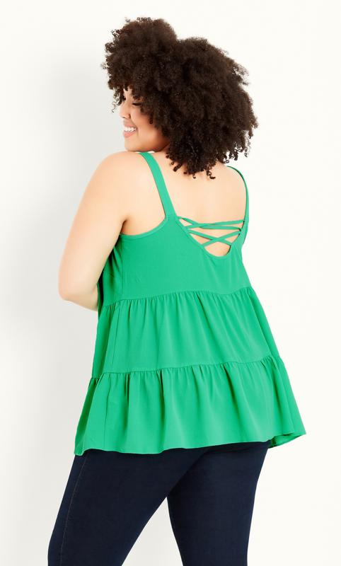 Strappy Tiered Mint Top 3