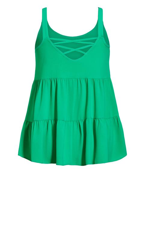 Strappy Tiered Mint Top 6