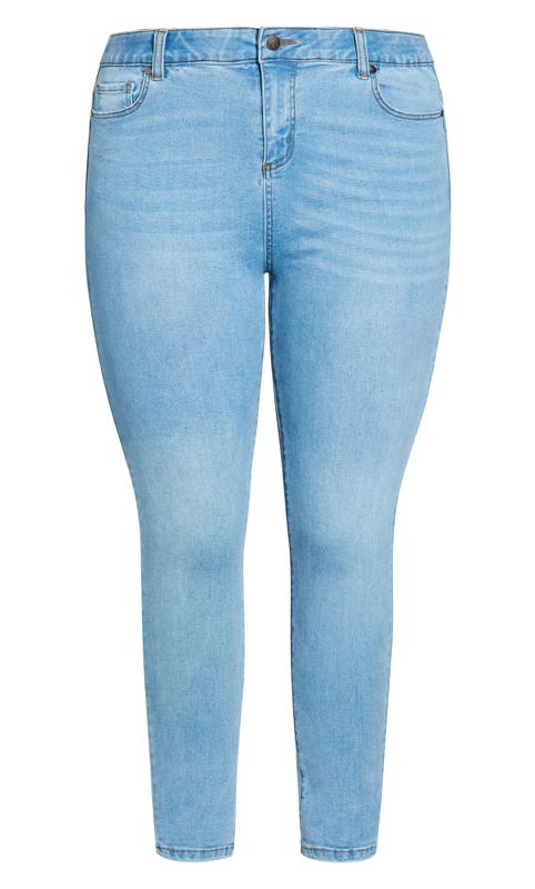 Evans Blue Skinny Jeans 8