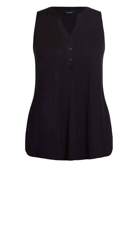 Jersey Sleeveless Shirt Black 4