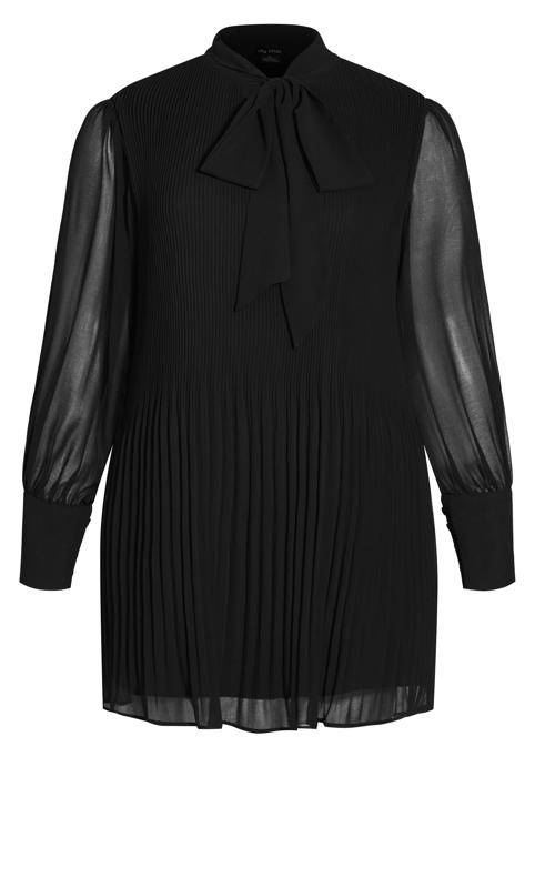 Evans Black Puff Sleeve Midi Dress 4