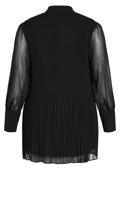 Evans Black Puff Sleeve Midi Dress 5