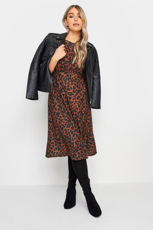 M&Co Brown Leopard Print Midaxi Dress | M&Co 2