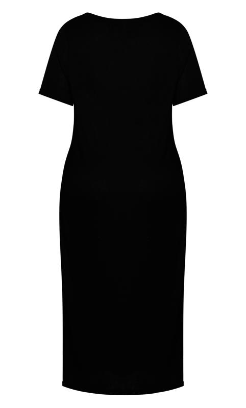 Plain Black Sleep Dress 4