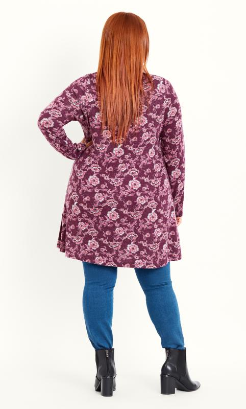 Floral Red Tunic 5