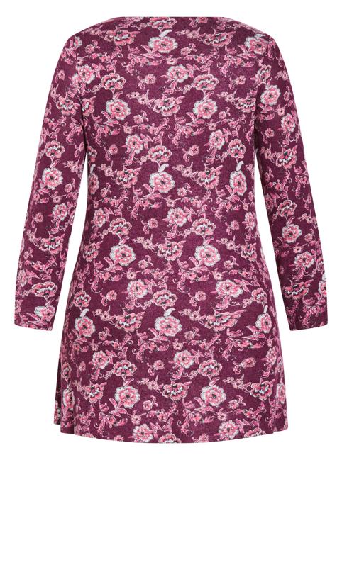 Floral Red Tunic 7