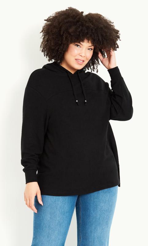 Soft Touch Black Hoodie 2