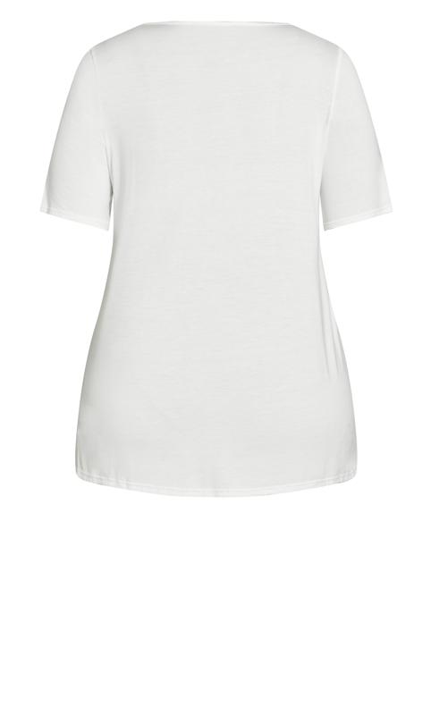 Broderie Trim White Top 7