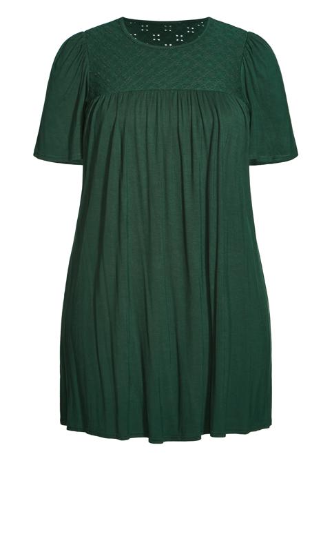 Broderie Green Trim Tunic 5