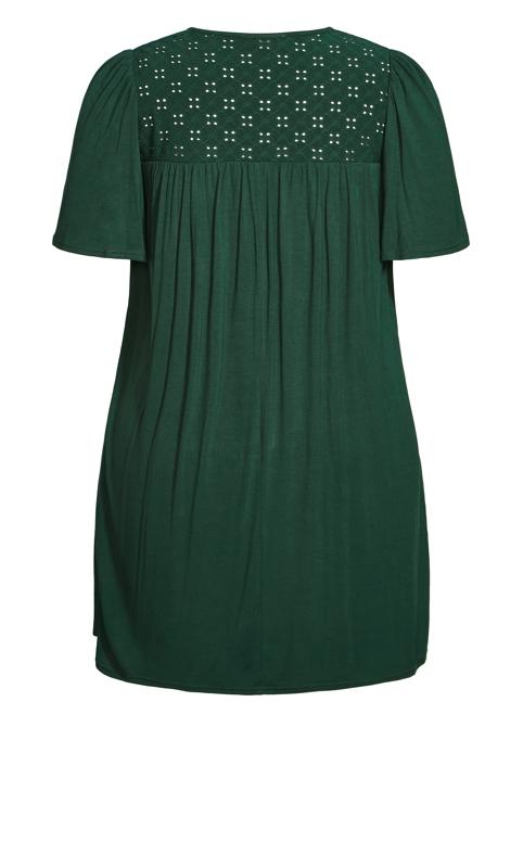 Broderie Green Trim Tunic 6