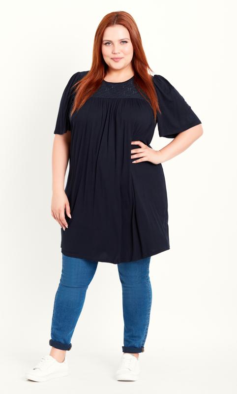 Broderie Ink Trim Tunic 4