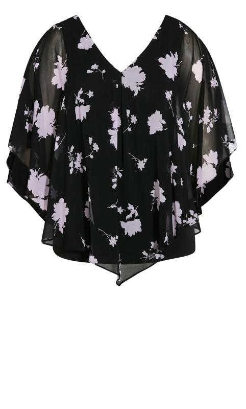 Floral Overlay Lilac Top 5