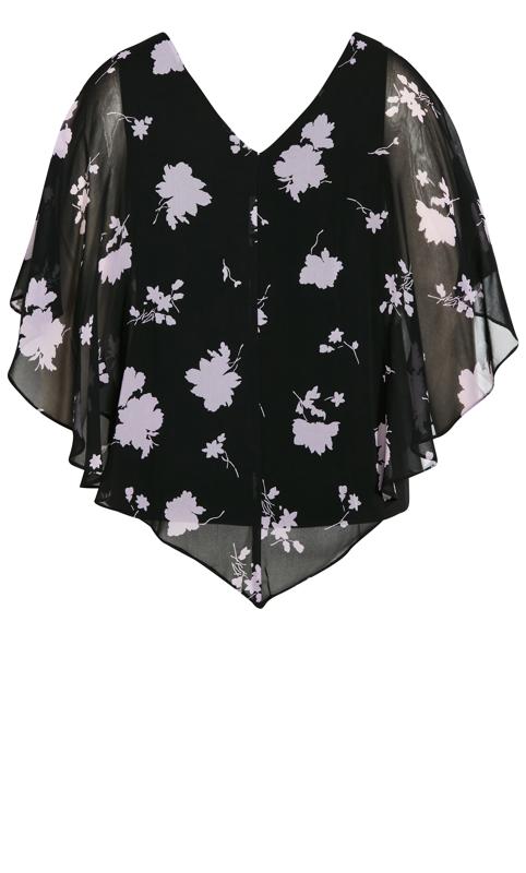 Floral Overlay Lilac Top 6