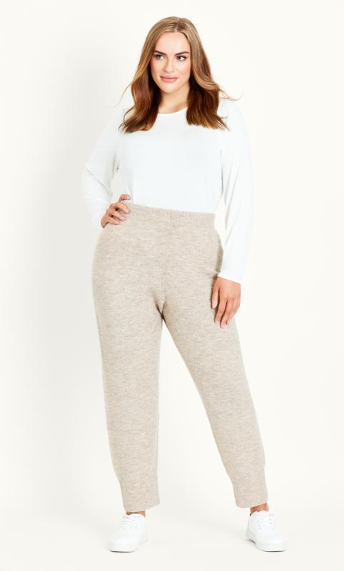  Grande Taille Evans Neutral Tapered Jogger