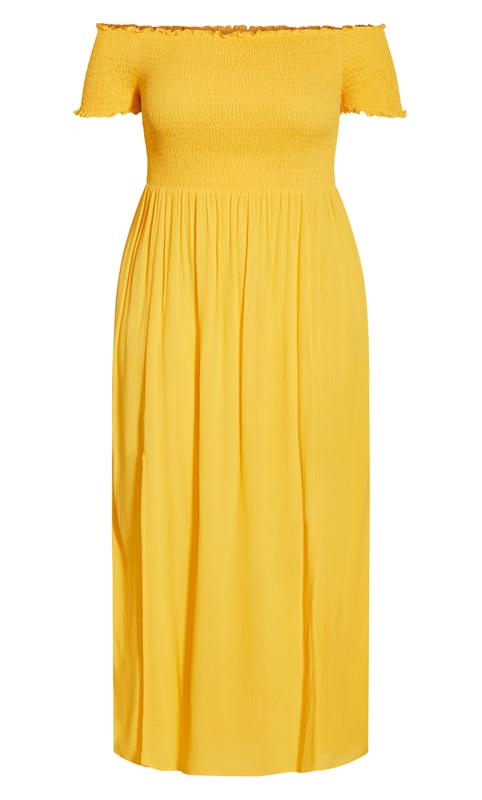 Evans Yellow Summer Passion Maxi Dress 3