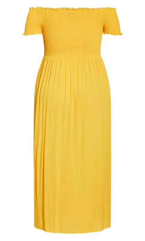 Evans Yellow Summer Passion Maxi Dress 4