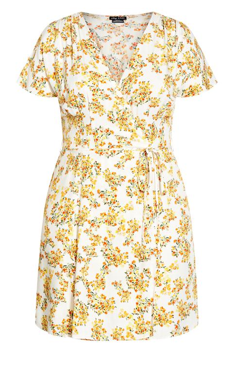 Evans Cream Sorrento Floral Dress 4