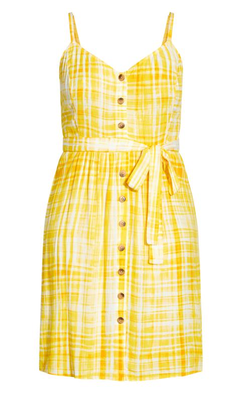 Positano Tie Yellow Dress 4