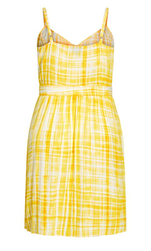 Positano Tie Yellow Dress 5