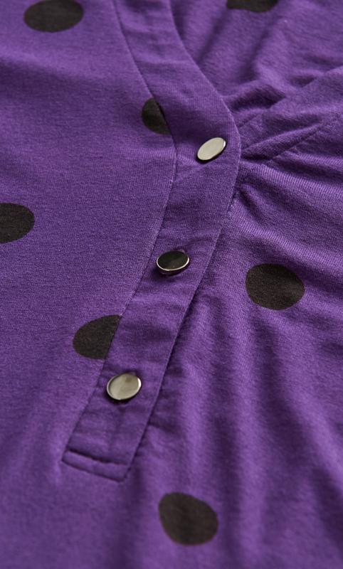 Jersey Purple Print Shirt 8
