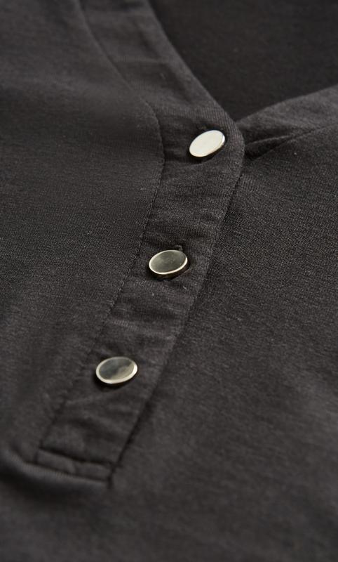 Plain Black Jersey Shirt 7
