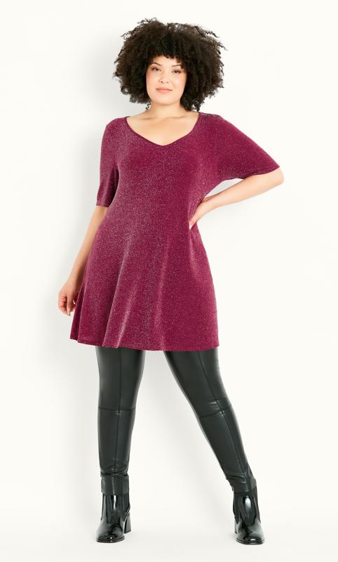 Sparkle Red Swing Tunic 4
