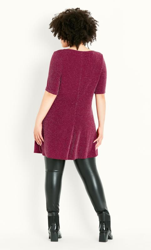 Sparkle Red Swing Tunic 5