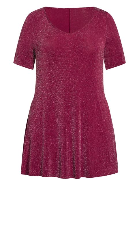 Sparkle Red Swing Tunic 6