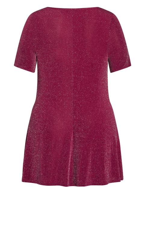 Sparkle Red Swing Tunic 7