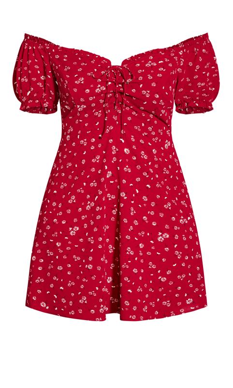 Evans Red Rain Mini Dress 3