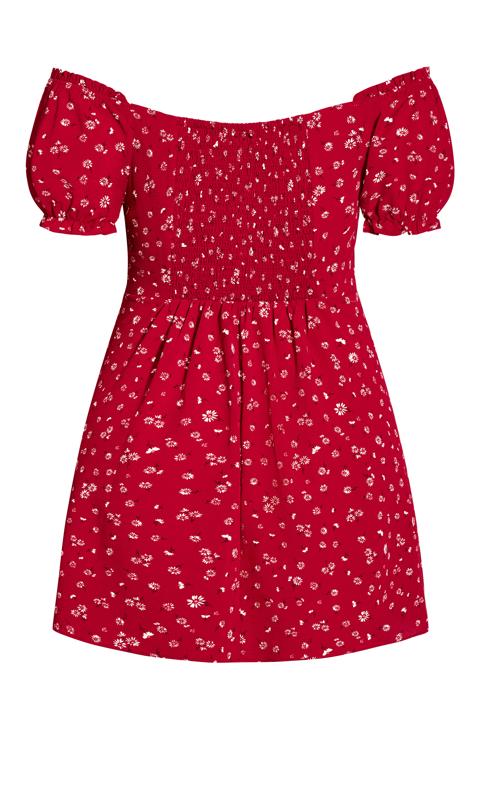 Evans Red Rain Mini Dress 4