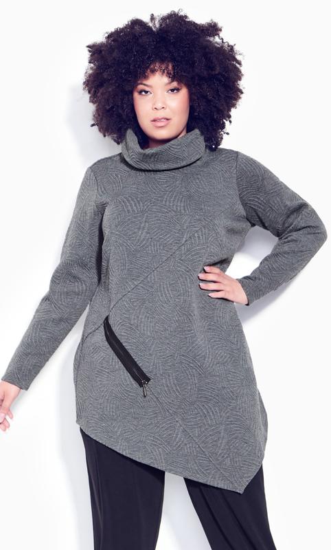 Evans Grey Tilly Textured Tunic 4