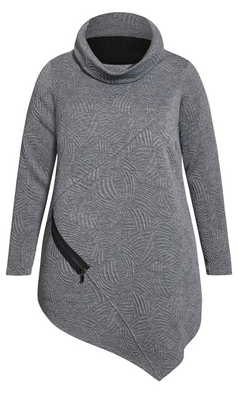 Evans Grey Tilly Textured Tunic 7