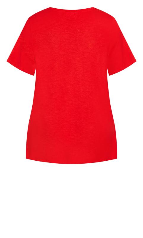 Evans Red Star Studded T-Shirt 6