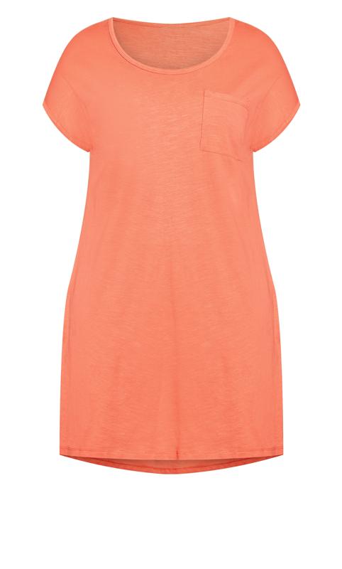 Evans Orange Summer Day Dress 4