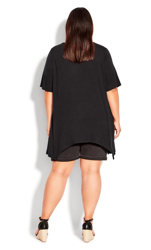 Evans Black Knotted Cage Tunic 5