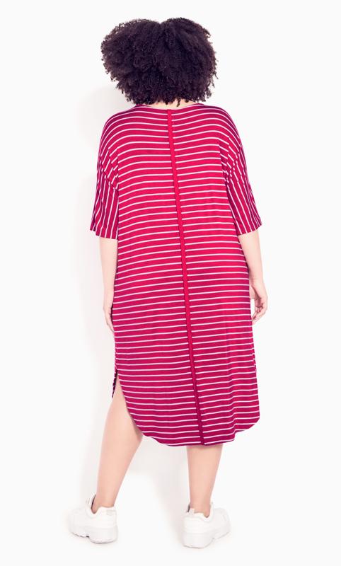 Evans Pink Knit Pocket Dress 2