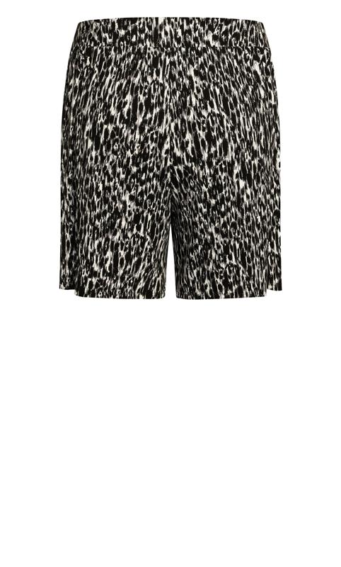 Evans Brown Leopard Print Shorts 7