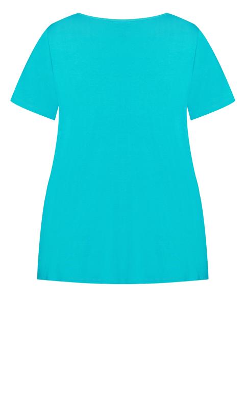 Evans Blue Tie Front T-Shirts 6