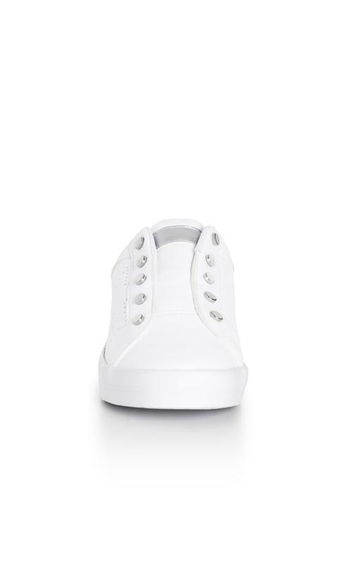 Extra Wide Fit Faith Star White Trainer 5