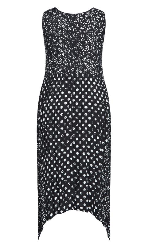Kaylee Navy Spotted Crush Dress 4