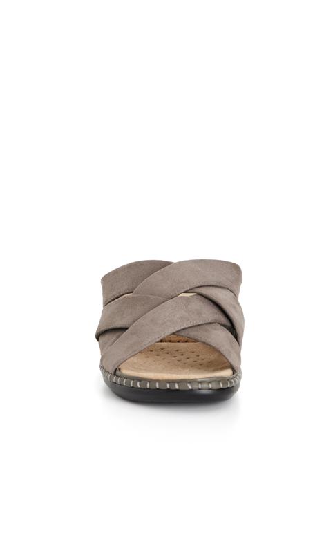 Dierdre Wide Fit Taupe Comfort Sandal 5