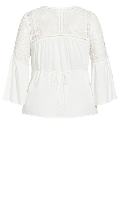 Evans Ivory Sweet Dream Embroidered Top 6