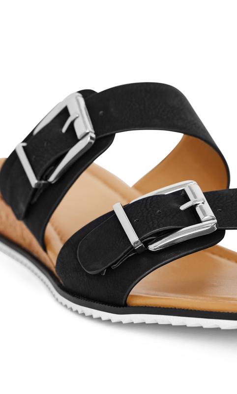 WIDE FIT Willow Sandal - black 6