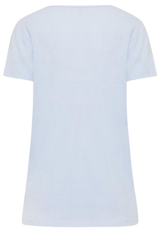 LTS Tall Womens Light Blue Short Sleeve T-Shirt | Long Tall Sally  6
