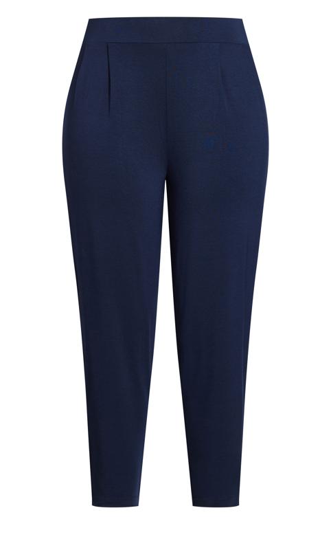 Jersey Tapered Navy Trouser 7